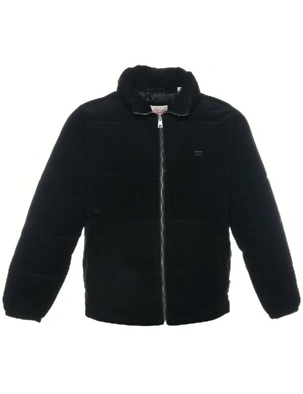 Levi's Corduroy Puffer Jacket - M Notch Collar Jacket Peter Pan Collar Jacket Cowl Neck Jacket Levi's Corduroy Puffer Jacket - M Notch Collar Jacket Peter Pan Collar Jacket Cowl Neck Jacket