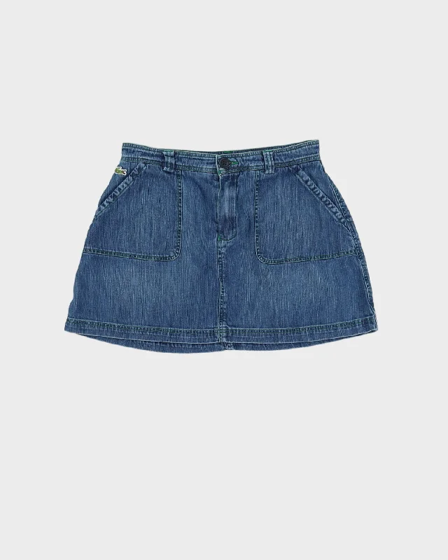 Lacoste Blue Denim Mini Skirt - XS tulle skirt dreamy