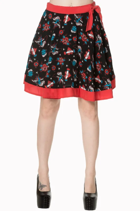 REGRET NOTHING SKIRT modal blend skirt