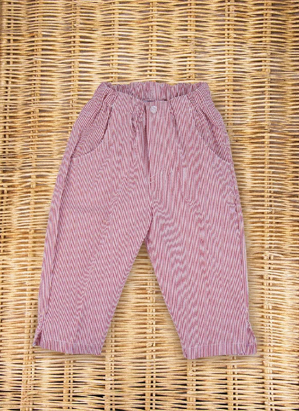 Summer Pants High-Waist Trousers