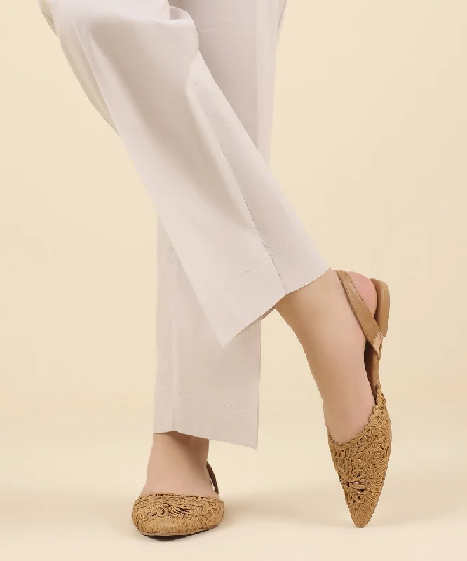 Cotton Viscose Straight Pants Classic Straight Pants