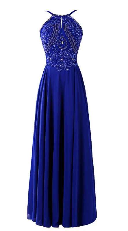 Royal Blue Prom Dress, Evening Gown, Graduation School Party Dress, Winter Formal Dress Tunics Plaid country Royal Blue Prom Dress, Evening Gown, Graduation School Party Dress, Winter Formal Dress Tunics Plaid country
