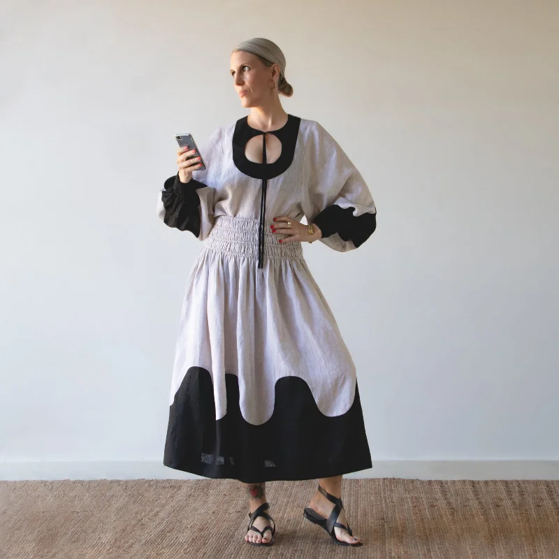 Harmonic Top & Skirt Set - Sewing Pattern - Pattern Fantastique denim skirt trendy
