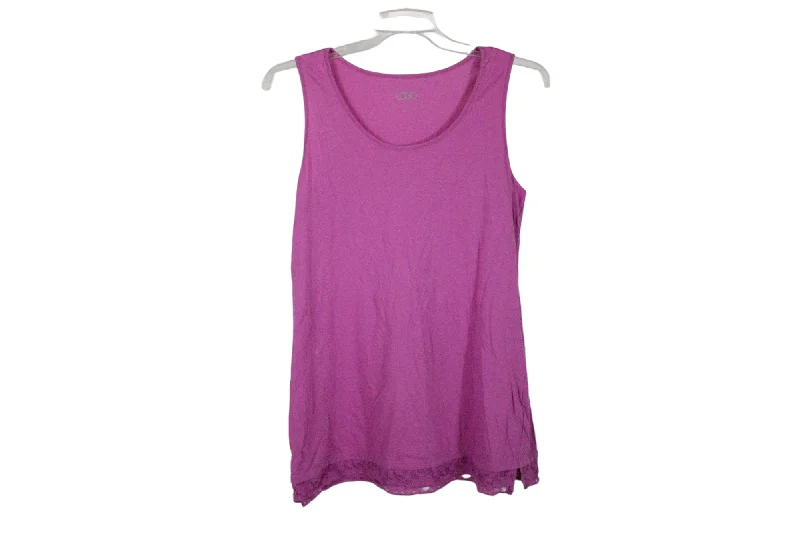 LOGO Pink Tank | L mint tank top