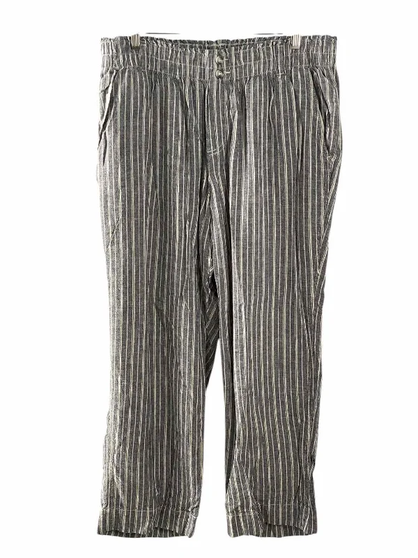 BRIGGS Size XL Blue White Stripes Pants Fashionable Jogger Pants