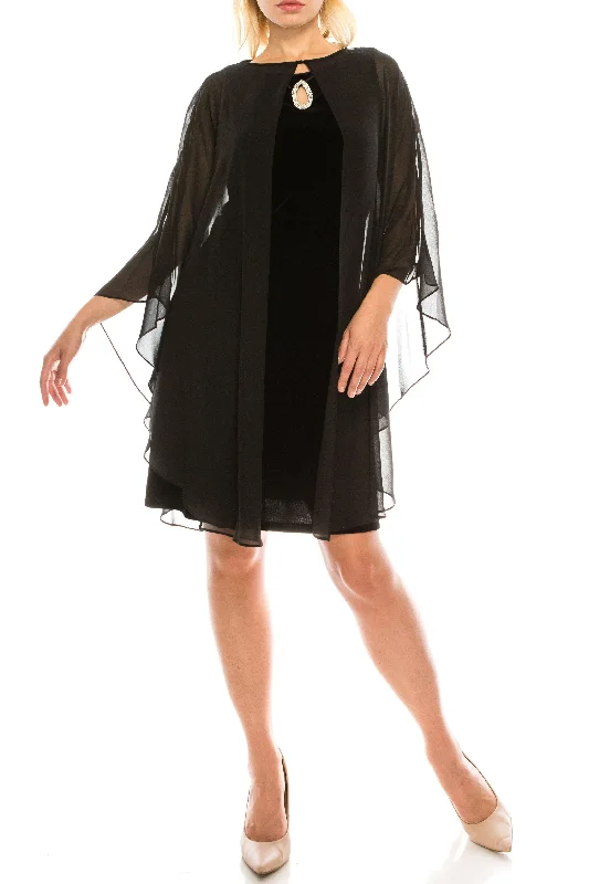 SL Fashions 9190108 Short Mother of the Bride Chiffon Jacket Dress Bomber Jacket Anorak Windbreaker SL Fashions 9190108 Short Mother of the Bride Chiffon Jacket Dress Bomber Jacket Anorak Windbreaker