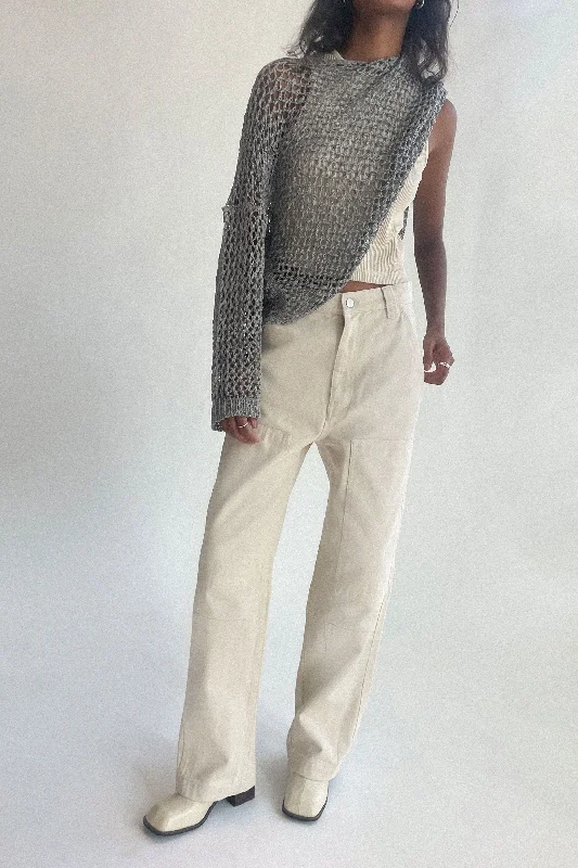 TWILL CARPENTER PANT Comfortable Fleece Pants