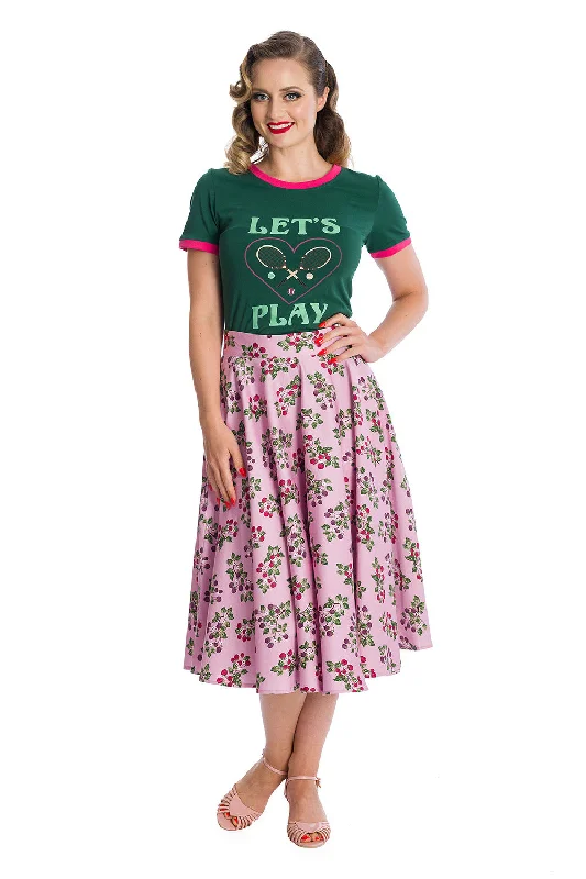 SUMMER BERRY SKIRT denim skirt fashionable