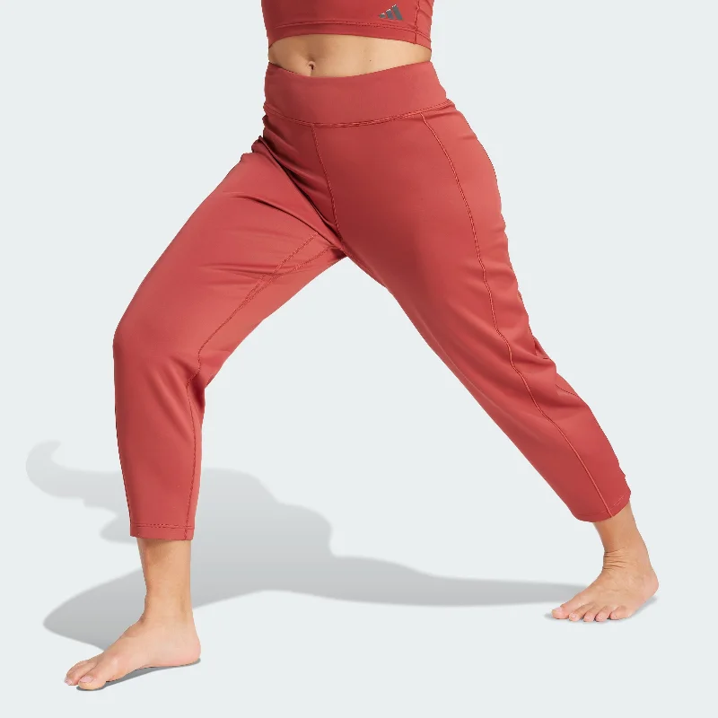 Women's adidas All Me Yoga Essentials Pants Comfortable Denim Trousers