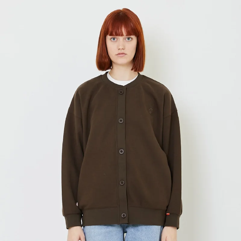 Women Embroidery Oversized Jacket - Brown - SW2408110B Ribbed Jacket Pleated Jacket Ruffled Jacket Women Embroidery Oversized Jacket - Brown - SW2408110B Ribbed Jacket Pleated Jacket Ruffled Jacket