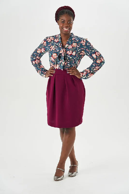 Sew Over It Tulip Skirt button skirt front