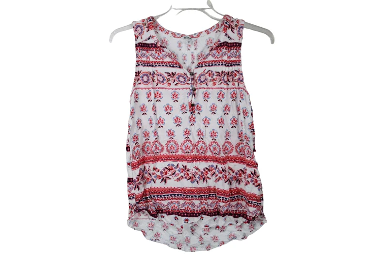 Sonoma Red Tank | M glitter tank top