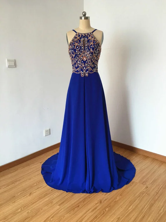 Royal Blue Prom Dress, Prom Dresses, Evening Gown, Graduation School Party Dress, Winter Formal Dress Tunics Hiking breathable Royal Blue Prom Dress, Prom Dresses, Evening Gown, Graduation School Party Dress, Winter Formal Dress Tunics Hiking breathable