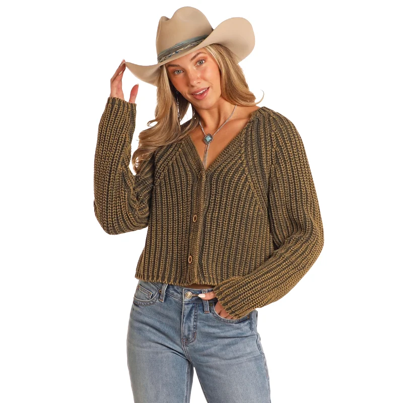 Panhandle Ladies Chunky Knit Forest Green Cardigan BW95T05283 Boat Neck Shawl Collar Notched Collar Panhandle Ladies Chunky Knit Forest Green Cardigan BW95T05283 Boat Neck Shawl Collar Notched Collar