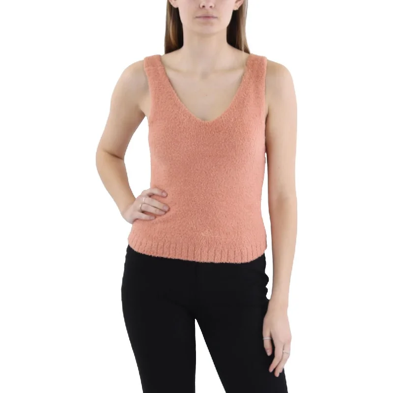 Ugg Womens Plus Comfy Sleepwear Sleep Tank ivory tank top