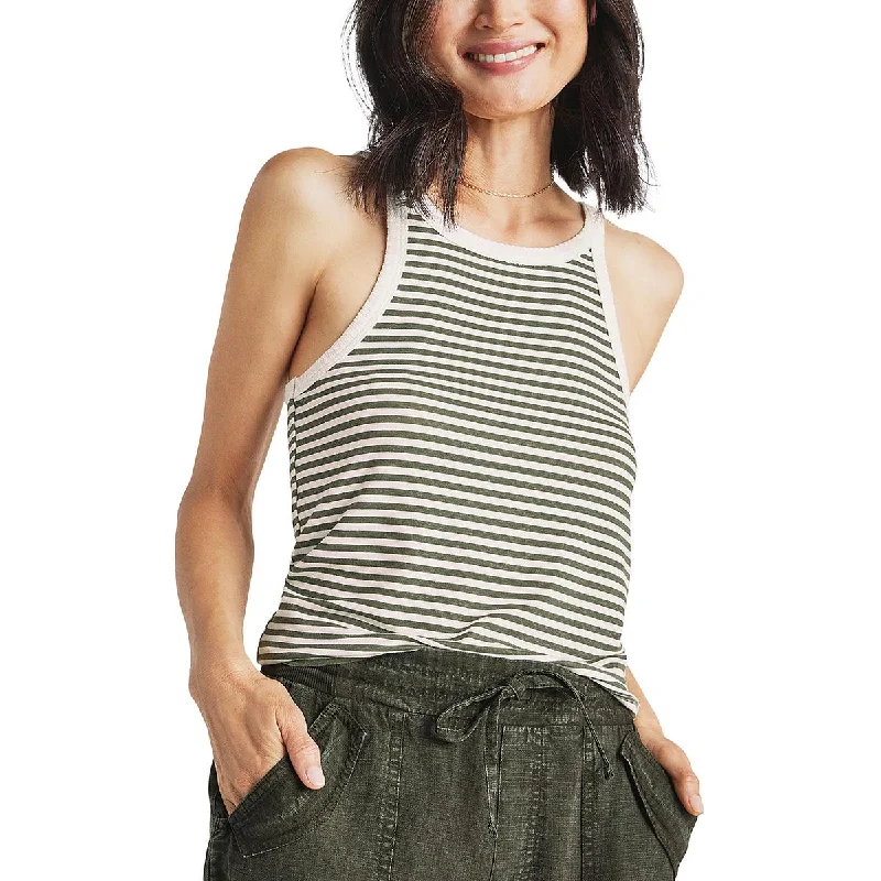 Splendid Womens Linen Blend Striped Tank Top vibrant tank top