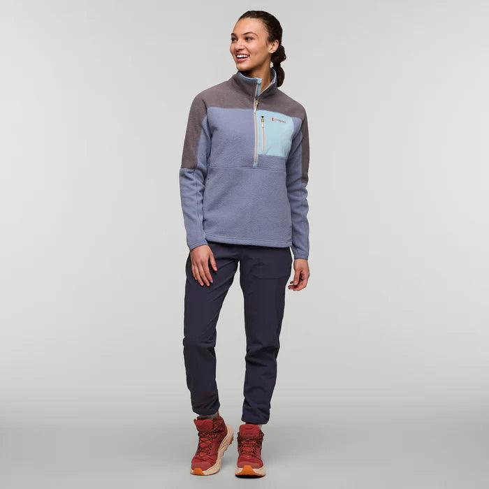 Cotopaxi Women's Abrazo Half Zip Fleece Jacket Cinder and Tempest Cotton Fabric Linen Fabric Terry Fabric Cotopaxi Women's Abrazo Half Zip Fleece Jacket Cinder and Tempest Cotton Fabric Linen Fabric Terry Fabric