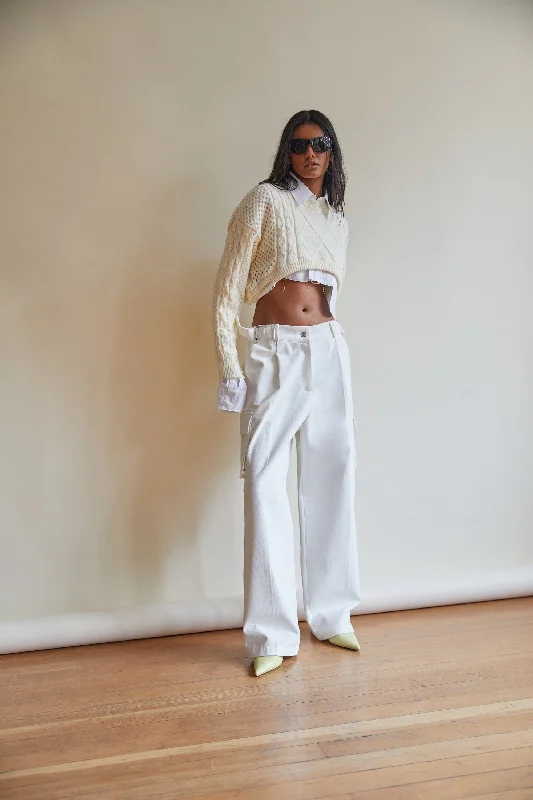 BAGGY CARGO PANT Chic Checkered Pants