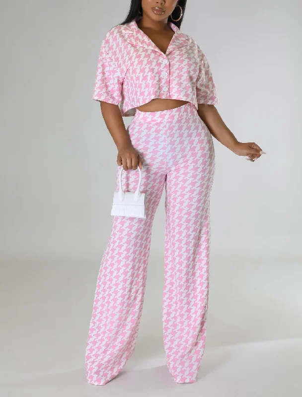 Adaline Pant Set Comfy High-Waist Jeans