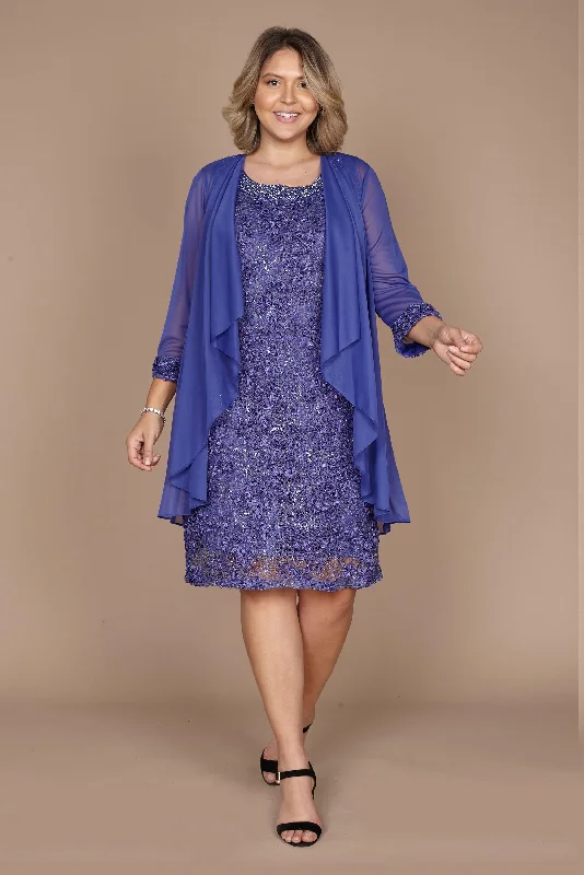 R&M Richards 7078P Short Petite Jacket Dress Fitted Jacket Loose Jacket Oversized Jacket