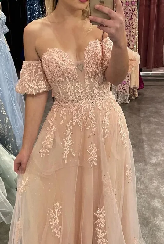 Strapless A-Line Prom Gown with Puff Sleeves Party Dresses DT1564 Tunics Handmade artisanal Strapless A-Line Prom Gown with Puff Sleeves Party Dresses DT1564 Tunics Handmade artisanal
