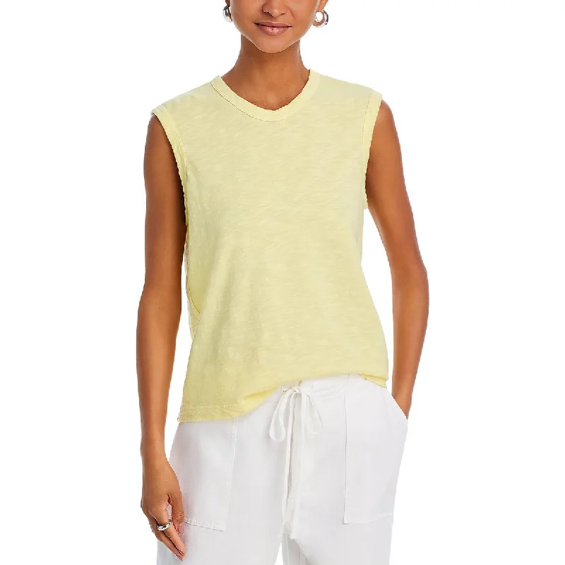 Wilt Womens Slub Cotton Tank Top metallic tank top