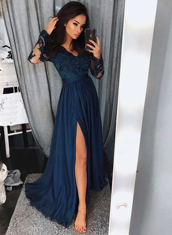 Sexy Prom Dress Slit Skirt, Prom Dresses, Evening Gown, Graduation School Party Dress, Winter Formal Dress Satin Halter Glamorous Sexy Prom Dress Slit Skirt, Prom Dresses, Evening Gown, Graduation School Party Dress, Winter Formal Dress Satin Halter Glamorous