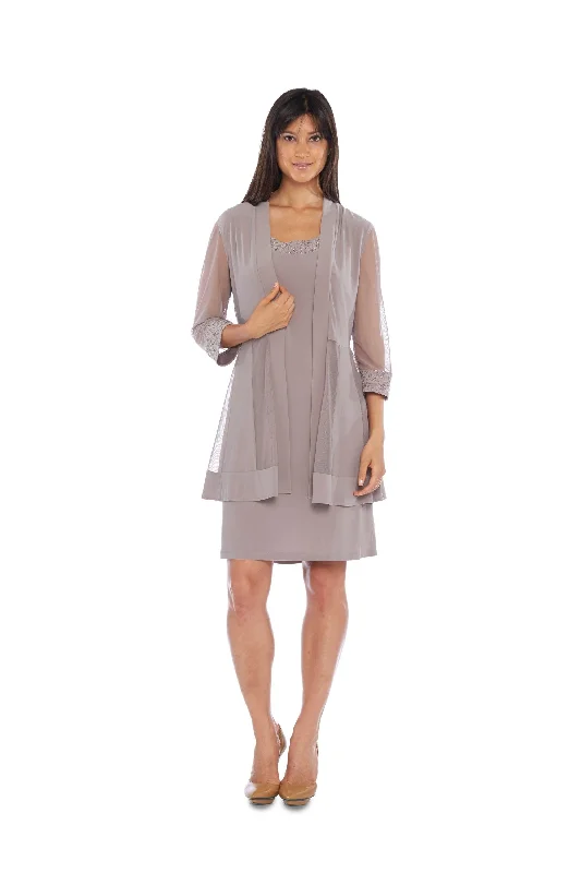 R&M Richards 8271P Short Formal Petite Jacket Dress Boat Neck Shawl Collar Notched Collar R&M Richards 8271P Short Formal Petite Jacket Dress Boat Neck Shawl Collar Notched Collar