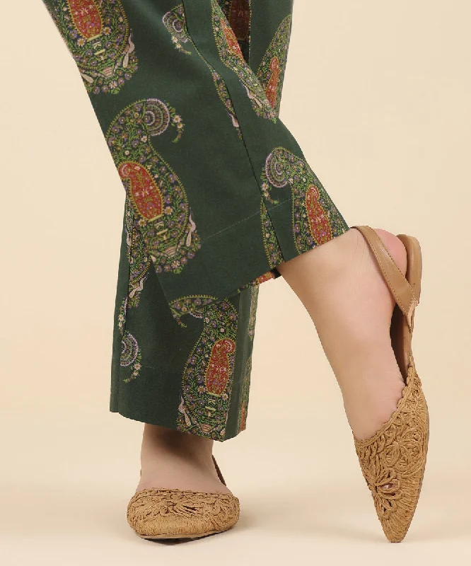Printed Cambric Straight Pants Fashionable Jogger Pants