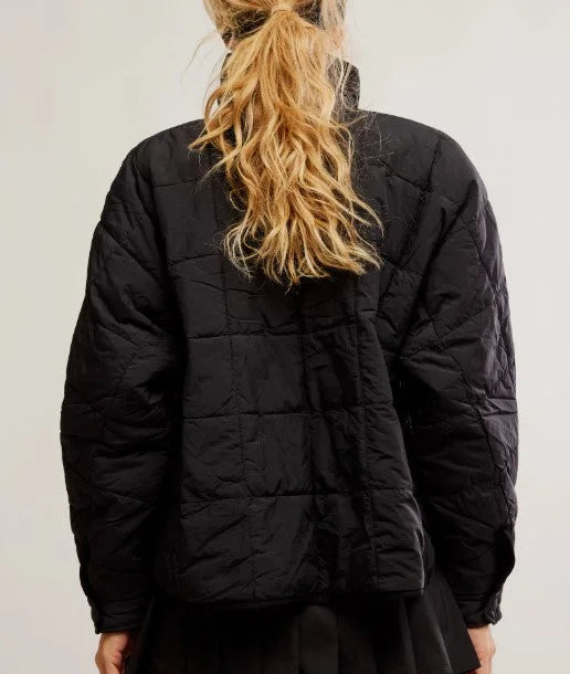 Pippa Packable Puffer Jacket Front Pockets Side Pockets Patch Pockets
