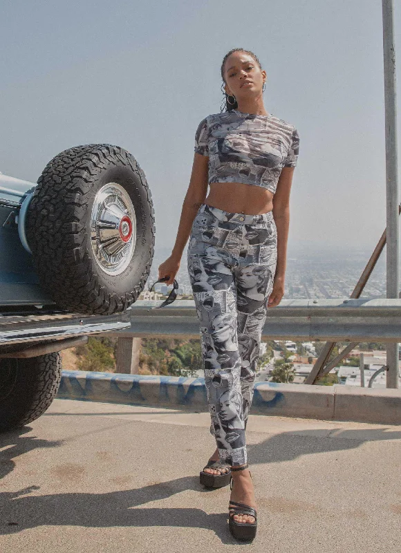 Legacy Pants - Riley Collage Stylish Slim Trousers
