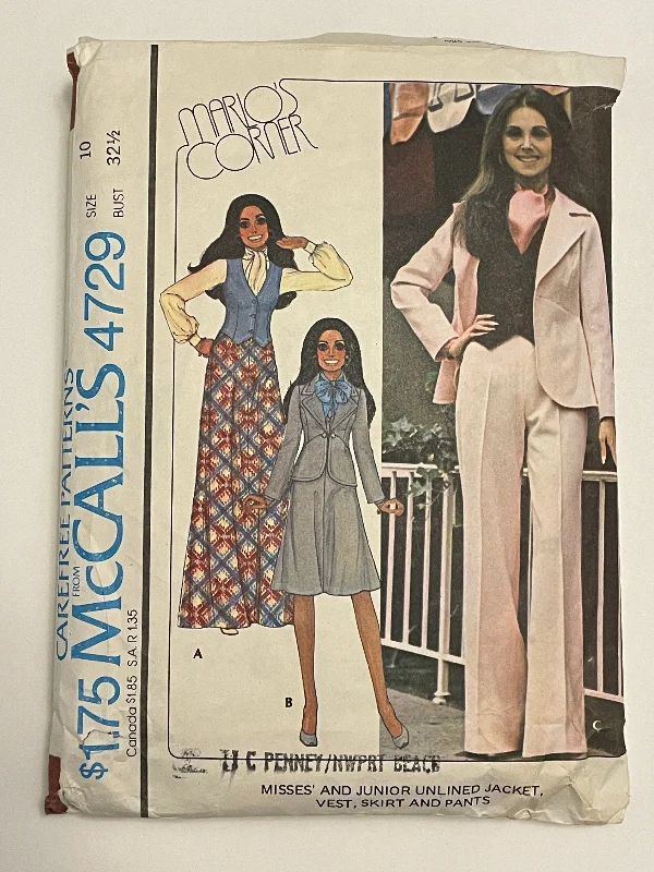 SALE 1975 McCall's 4729 Pattern - Jacket, Vest, Skirt and Pants Nylon Jacket Polyester Jacket Spandex Jacket SALE 1975 McCall's 4729 Pattern - Jacket, Vest, Skirt and Pants Nylon Jacket Polyester Jacket Spandex Jacket
