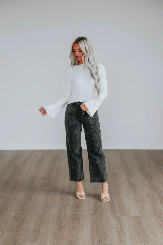Brunie Wide Leg Pants Lightweight Jogger Pants