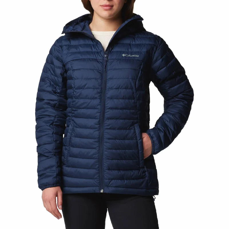 Women's Silver Falls II Hooded Insulated Jacket Stand-Up Collar Roll-Neck Collar Turtle Neck Women's Silver Falls II Hooded Insulated Jacket Stand-Up Collar Roll-Neck Collar Turtle Neck