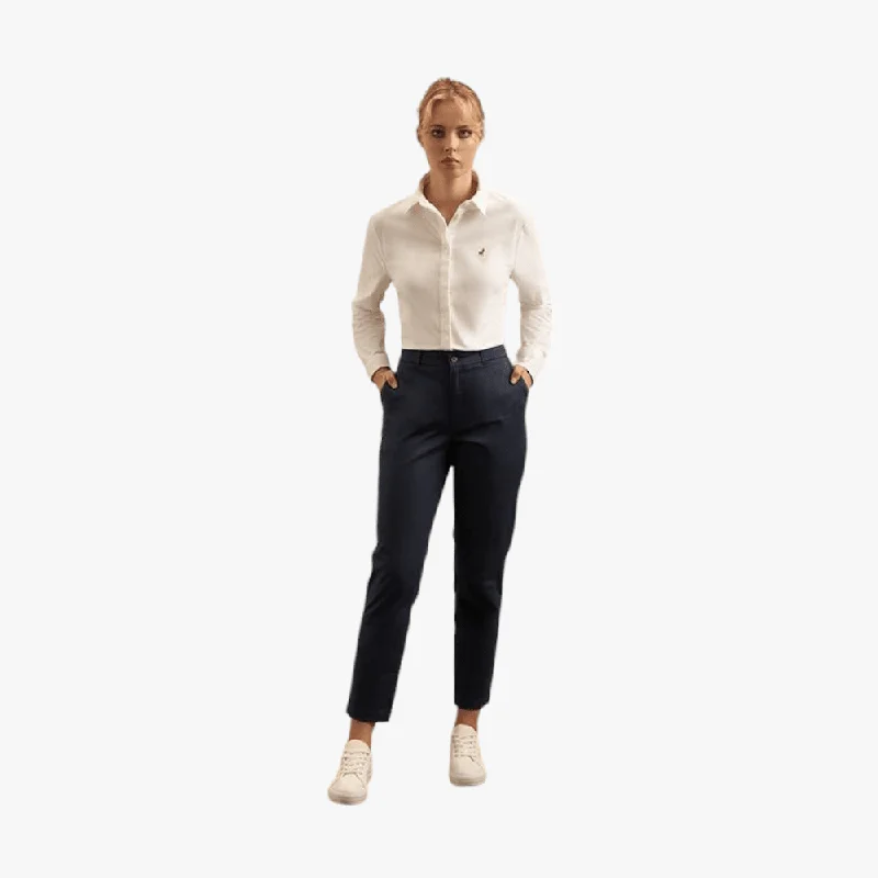 Polo Womens Chino Pants Navy Fashionable Sporty Pants