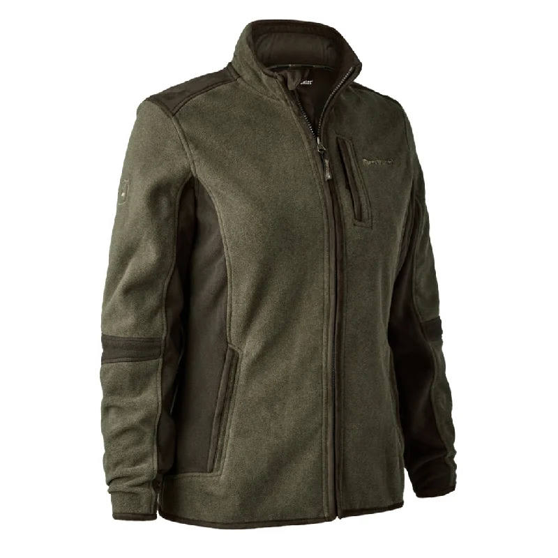 Deerhunter Womens Pam Bonded Fleece Jacket Graphite Green Melange Mesh Jacket Canvas Jacket Denim Jacket Deerhunter Womens Pam Bonded Fleece Jacket Graphite Green Melange Mesh Jacket Canvas Jacket Denim Jacket