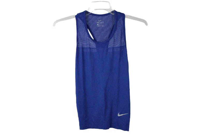 Nike Dri-Fit Blue Tank | XS v-neck tank top