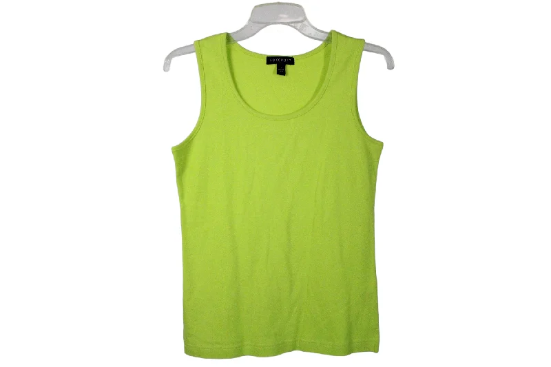 Foxcroft Green Tank | S vibrant tank top