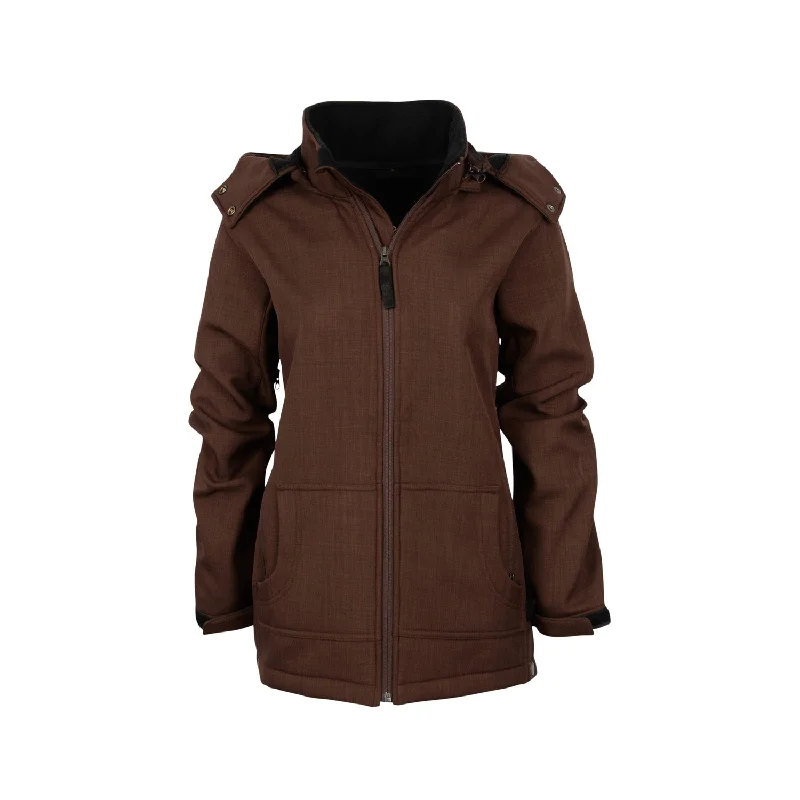 STS Ranchwear Womens Weston Chocolate Poly/Spandex Softshell Jacket Herringbone Jacket Checkered Jacket Solid Jacket STS Ranchwear Womens Weston Chocolate Poly/Spandex Softshell Jacket Herringbone Jacket Checkered Jacket Solid Jacket