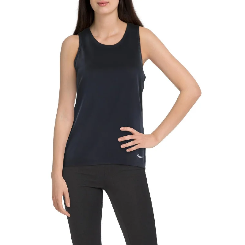 Saucony Womens Fitness Workout Tank Top teal tank top