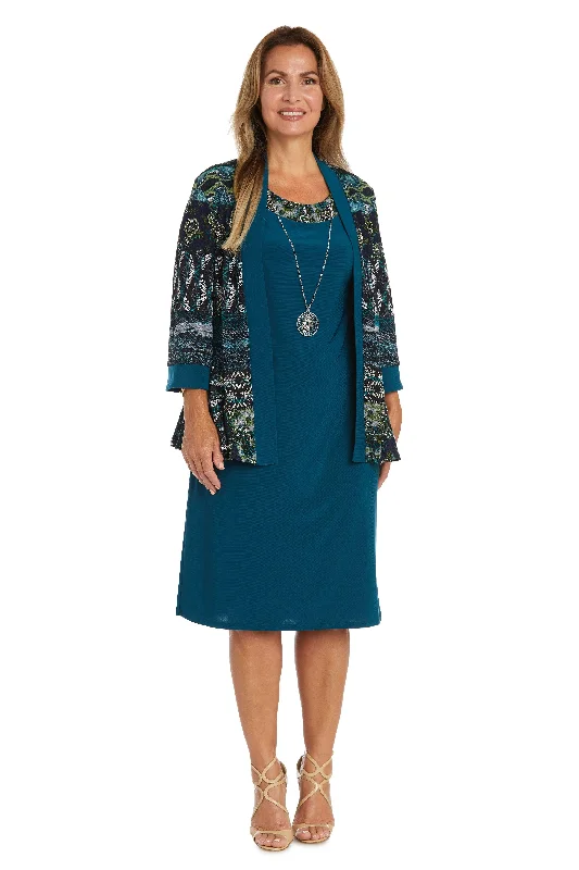 R&M Richards 9729P Short Piece Petite Jacket Dress Satin Fabric Silk Fabric Chiffon Fabric R&M Richards 9729P Short Piece Petite Jacket Dress Satin Fabric Silk Fabric Chiffon Fabric