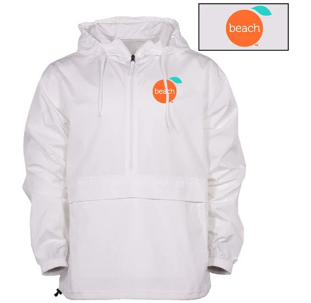 Orange Beach 1/2 Zip Rain Jacket Fleece Jacket Down Jacket Parka