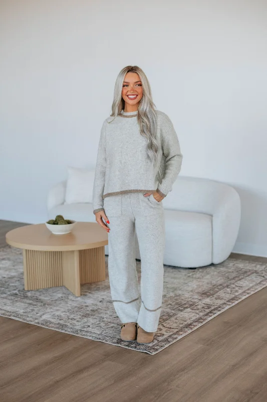 Amberly Knit Pants Fashionable Work Pants