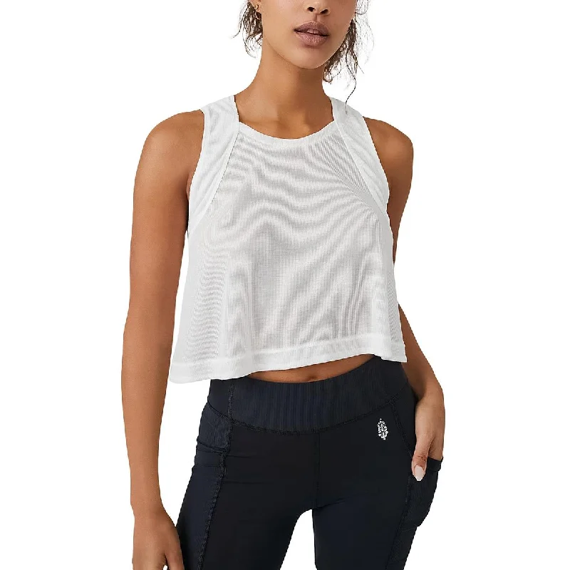 Free People Womens Top Scoop Neck Tank Top bronze tank top