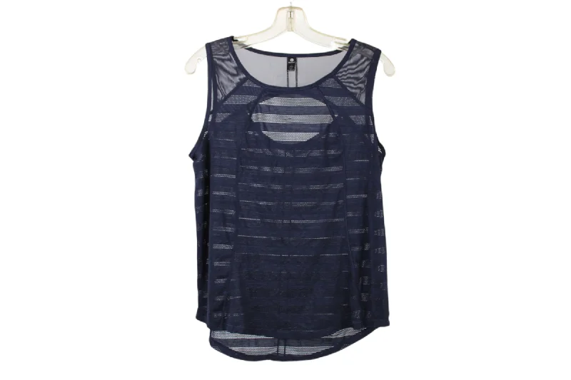 90 Degree Navy Blue Tank | L peekaboo tank top