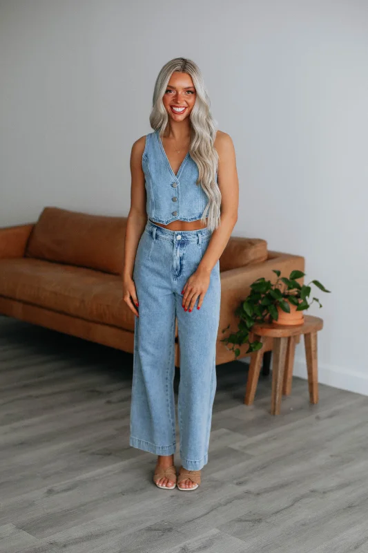Noren Wide Leg Pants Cozy Full-Length Pants