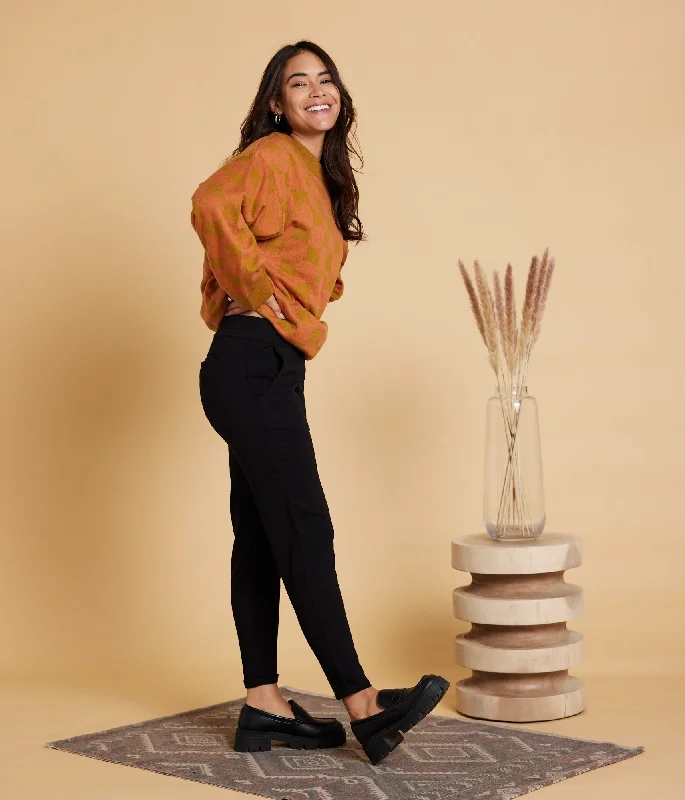 Sequoia Pant - Black Casual Track Pants