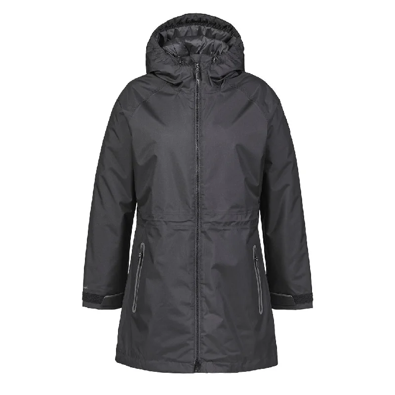 Musto Womens Corsica Long Primaloft Jacket Black Satin Jacket Silk Jacket Chiffon Jacket