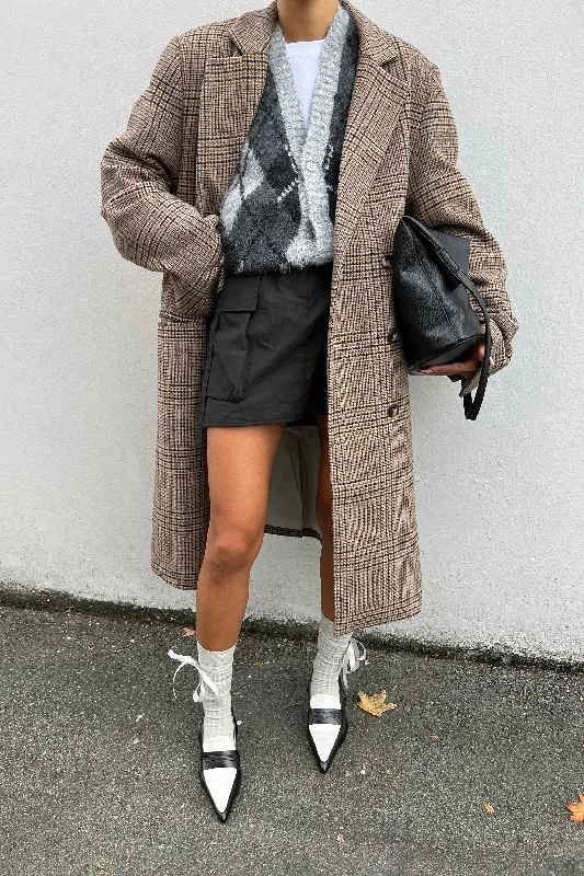 MINI NYLON CARGO SKIRT leather skirt modern