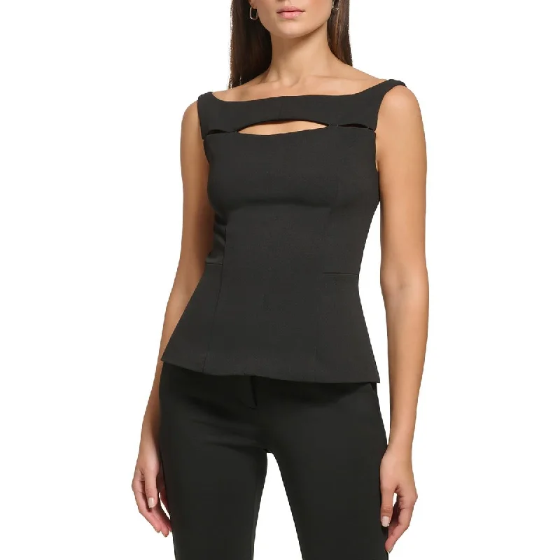 DKNY Womens Career Professional Tank Top graphic tank top